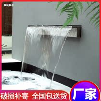  Stainless steel water box rockery waterfall device landscaping water tank fish pond falling water landscape water wall decoration outlet