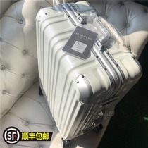 Japan MARRLVE high grade 26 trolley case PC aluminum frame box 29 men universal wheel 20 boarding case 24 luggage women