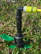 Garden quick water intake valve 6 minutes 1 inch key plug pole water gun set valve box lawn water pipe