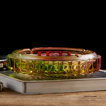 Interpretation Love Thickening Glass Smoke Cylinders Big Creative Personality Ashtrays Golden Ktv Hotel Home Smoke Flush