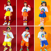 61 children acting out of clothes cheerleading girls perform costumes boys hip hop street dance to the Primary School Games