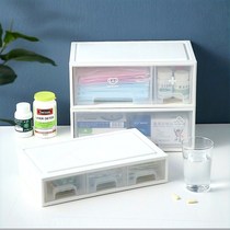 Family medicine box Net Red Medicine box medicine storage box small medicine box large home emergency medical convenience service box