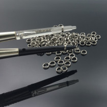 (Knight Dart) O-ring spring ring lock dart leaf iron ring small iron ring lock dart wing 50 sets