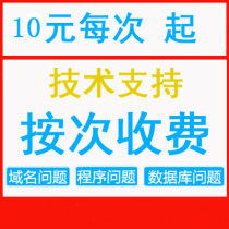 Website program technical support FTP failure virtual host website space service fee program problem