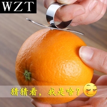 Creative stainless steel orange peeler orange peeler opening tool peeling ring cutting dragon fruit orange cutter