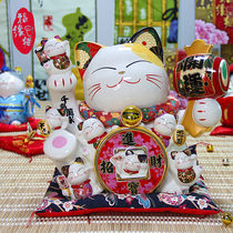16-inch super large lucky lucky cat piggy bank gift office lobby desktop decoration Ceramic crafts decoration