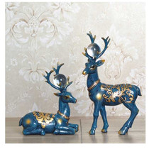 Home accessories European ornaments creative gifts couples wedding gifts living room entrance wine cabinet decoration living room to deer