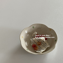 INS style Japanese flower-shaped Polo dish sauce saucer vinegar saucer sauce sauces seasoned dip sauces small Bowl Pickles
