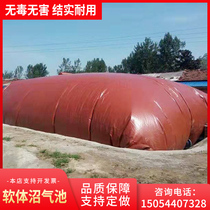 Red mud software digester full set of equipment New rural household slag extraction fermentation septic tank software biogas treatment bag