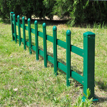 Custom wrought iron fence Zinc steel lawn green guardrail outdoor flower bed garden fence municipal outdoor protective railing