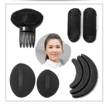 Air permeable cushion hair artifact root fluffy head flat head on both sides of the hidden sponge hairclip back of the head five teeth insert hair comb