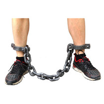 Halloween Ghost Festival props plastic prisoner chains hand plates foot locks handcuffs shackles bar masquerade ball supplies