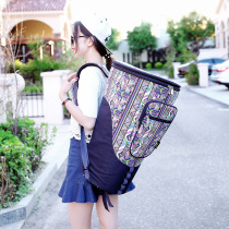 8 inch 10 inch 12 inch 13 inch thick African drum bag case waterproof hand drum bag double shoulder backpack solid wall drum bag