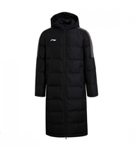 Li Ning cotton-padded men's 2021 winter new thick warm sports loose long cotton-padded jacket coat AFMR481