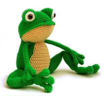 178 Frog weaving drawing doll Chinese illustration Crochet wool tutorial