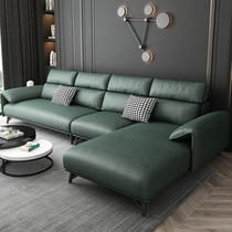 Nordic technology cloth sofa Simple modern living room small apartment Italian minimalist light luxury fabric sofa combination set