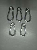 Iron galvanized new wire rope with ring carabiner hook safety hook spring buckle