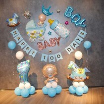 Two-year-old birthday decoration female baby 2 net red 1 girl 3 decoration scene 3 party a family daughters home