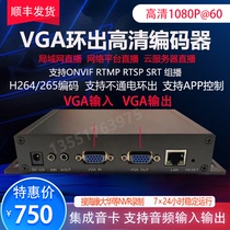VGA h265 Video Encoder computer industrial computer screen capture card ONVIF GB28181 access NVR