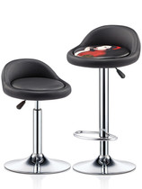Bar chair lift balcony Leisure swivel chair Lift office Home office pulley high stool Modern and simple