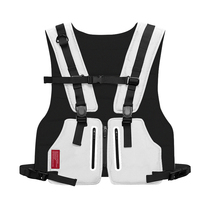  New sports tactical vest fitness outdoor training protective vest muscle brother mens night run reflective polyester