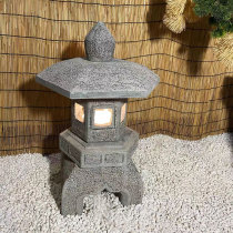 Stone lantern Japanese courtyard antique Chinese solar stone lamp outdoor stone lighthouse landscape stone lamp Zen ornaments