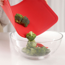 South Korea imported TPU home antibacterial mildew resistant knife Mark baby food supplement board soft cutting vegetable fruit chopping board
