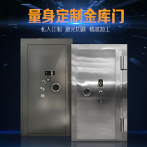 Thickened steel plate custom Bank Golden store secret room warehouse home large steel plate door security anti-theft