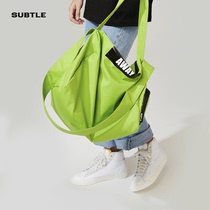 SUBTLE EQUS sports travel bag mens shoulder messenger bag womens trend ins large capacity leisure fitness bag