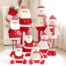 Рождественская сцена Снеговик, носки, новые игрушки, куклы, креативные украшения, елки.