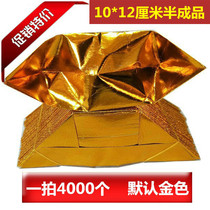 Yuan Bao Paper Sacrificial Supplies Gold And Silver Dollar Precious Metal Semi-finished Products Handmade Folding Burn Paper Tomb Sweeping Day on Tomb Tomb Golden Gram