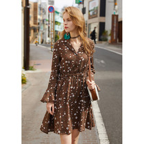 Fragrant P170-822] counter brand 699 Ramie new bottoming womens dress 0 32KG