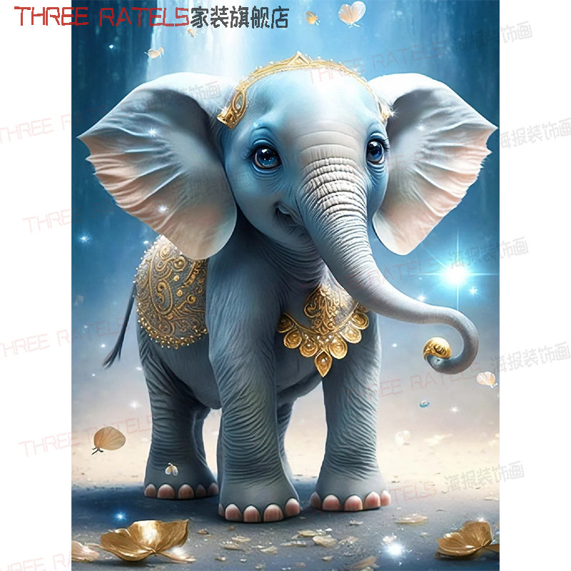 新品·縁起象、壁画、背景、掛画 大象图案壁纸-大象图案壁纸促销价格、大象图案壁纸品牌- 淘宝