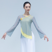 Classical dance national modern body dance performance practice uniform female adult floating double-layer buckle gauze clothing dance costume