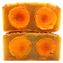 Tiandibi double yellow white lotus seed paste mooncakes bulk box 8 Cantonese egg yolk bean paste Mid-Autumn Festival old-fashioned tradition