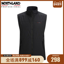 Noshilan double-faced vest mens autumn and winter new warm stand collar windproof vest NVTAT5501S