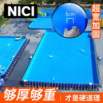 Large bracket swimming pool Mobile inflatable water park equipment manufacturers fish breeding engineering ground water storage model pool