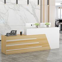 The companys front desk bar reception desk simple modern clothing store cash register front desk desk cash register can be customized