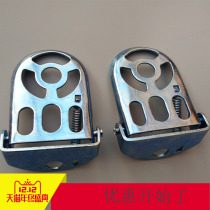 Mountain bike back seat pedal bicycle pedal pedal folding thickened station person riding accessories put foot back pedal