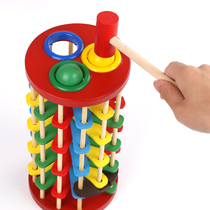 Childrens hand-eye coordination baby beating hammer hammer hammer toy childrens table early education knocking Music puzzle