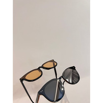 (Look for vvv) 3 21 Chong Ya Su Yan artifact shows small face summer new yellow sunglasses sunglasses