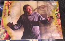 2016 Topps American drama The Walking Dead Film and TV series is limited to 99 embossed star card Exel