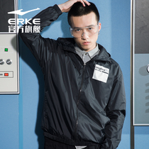 Hongxing Erke trench coat men 2020 Spring New coat warm windproof sportswear long sleeve jacket casual mens