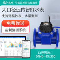 Large diameter remote intelligent water meter Industrial plant remote meter reading flange water meter with meter reading system