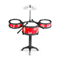 Drum set for children beginner baby practice drum simulation jazz drum instrument music toy five drums and three drums