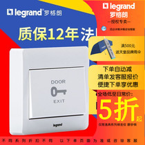 TCL Legrand type 86 surface mounted door button access key switch doorbell switch self-reset door control panel