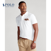 Ralph Lauren Ralph Lauren Mens Spring 2021 custom slim three ponies Polo shirt RL13142