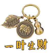 Gourd pendant bottle key pendant Creative pendant One night to make money men and women lucky transfer car keychain chain
