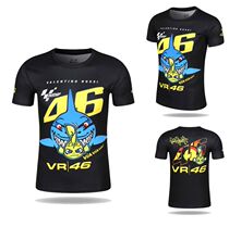 2021 MOTO-GP Sharks Big Fish Eat Small Fish Cartoon T-shirt Motorcycle Racing Quick Dry Breathable Riding Short Sleeve