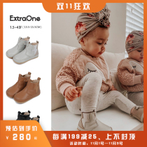 Australia Extra One childrens shoes high plus velvet toddler toddler shoes mens treasure warm middle tube leather boots girls toddler boots